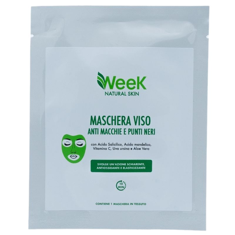 Maschera Viso anti macchie e punti neri